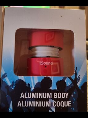 Portable Bluetooth Speaker - Red Aluminum Body